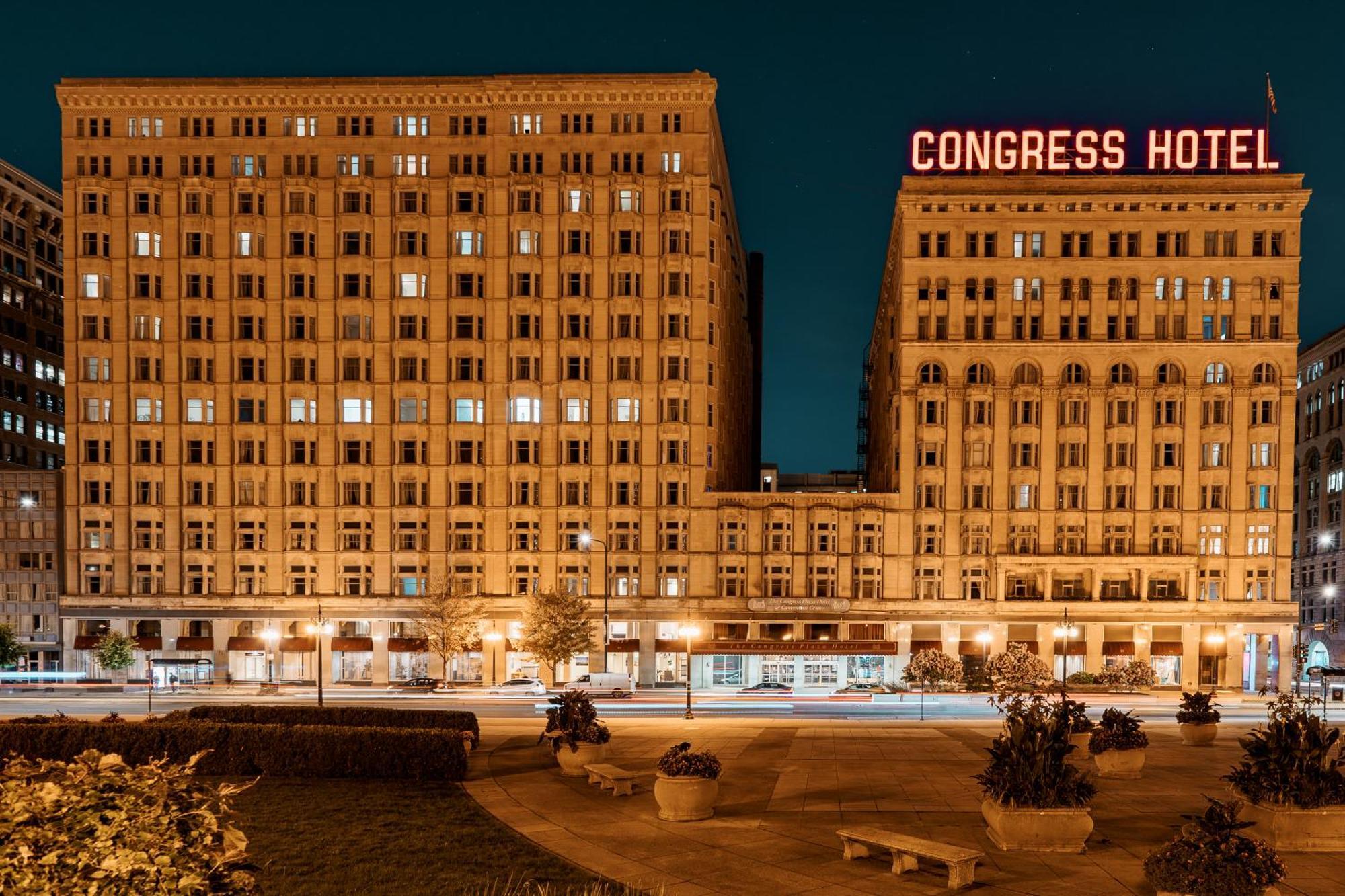 Congress Plaza Hotel Чикаго Экстерьер фото